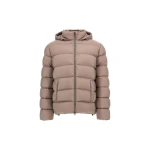 Herno La Giacca Hooded Down Jacket in Light Taupe | Men's Jackets | Coveti