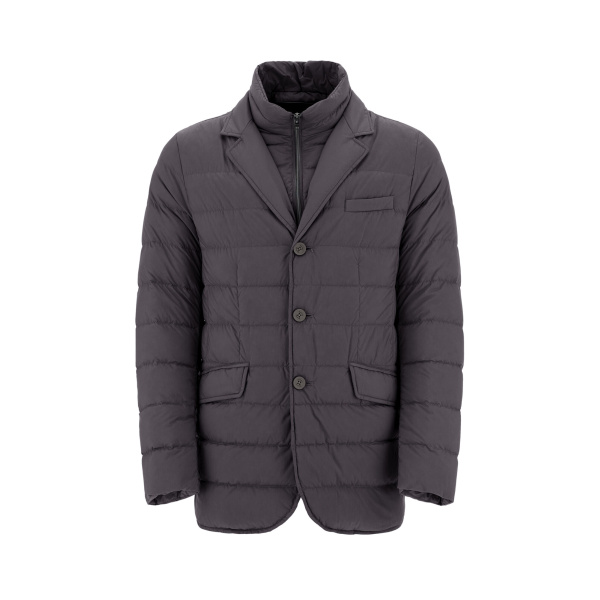 Herno La Giacca Padded Blazer in Anthracite | Men's Jackets | Coveti