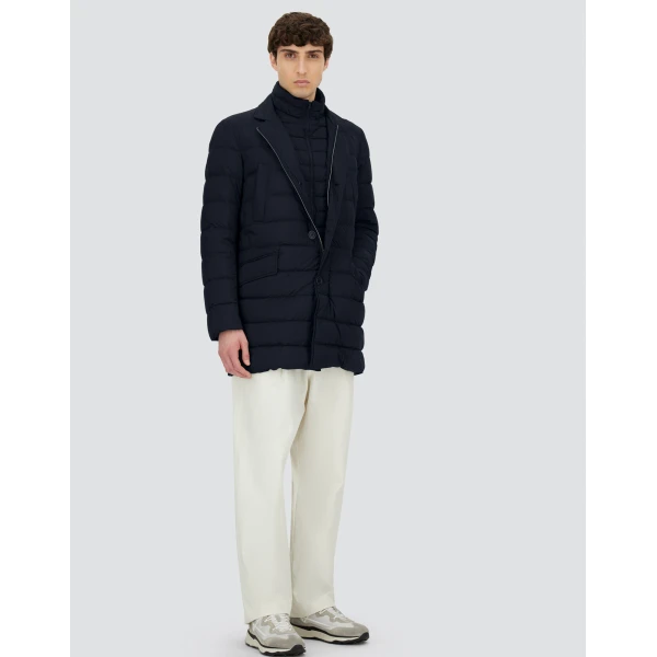 Herno La Giacca Padded Blazer in Black | Men's Jackets | Coveti