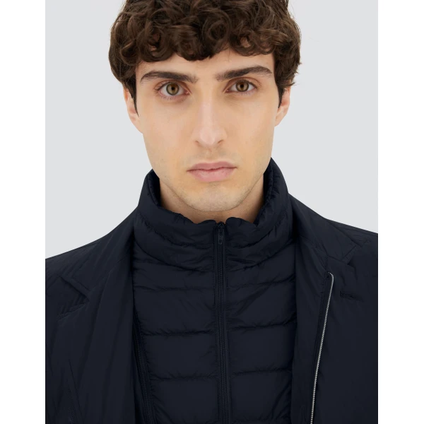Herno La Giacca Padded Blazer in Black | Men's Jackets | Coveti