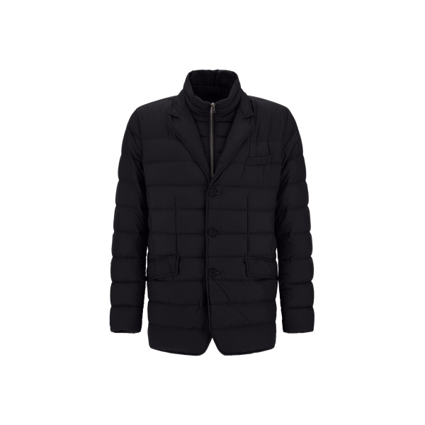Herno La Giacca Padded Blazer in Black | Men's Jackets | Coveti
