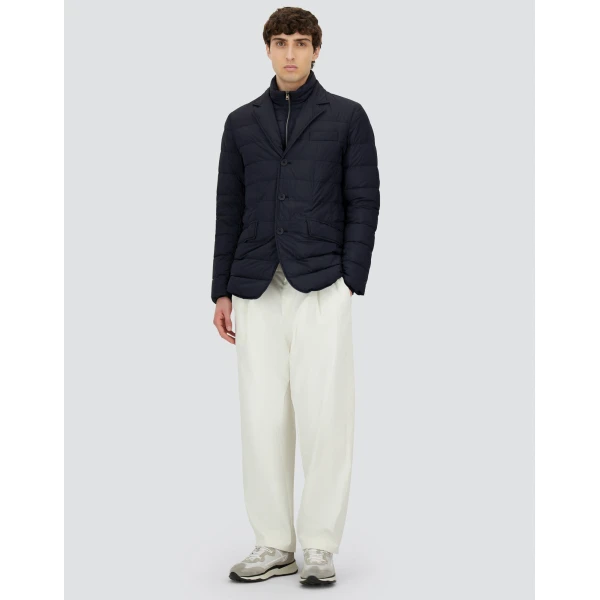 Herno La Giacca Padded Blazer in Blue | Men's Jackets | Coveti
