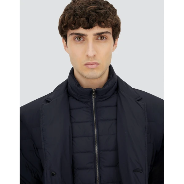 Herno La Giacca Padded Blazer in Blue | Men's Jackets | Coveti