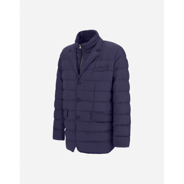 Herno La Giacca Padded Blazer in Blue | Men's Jackets | Coveti