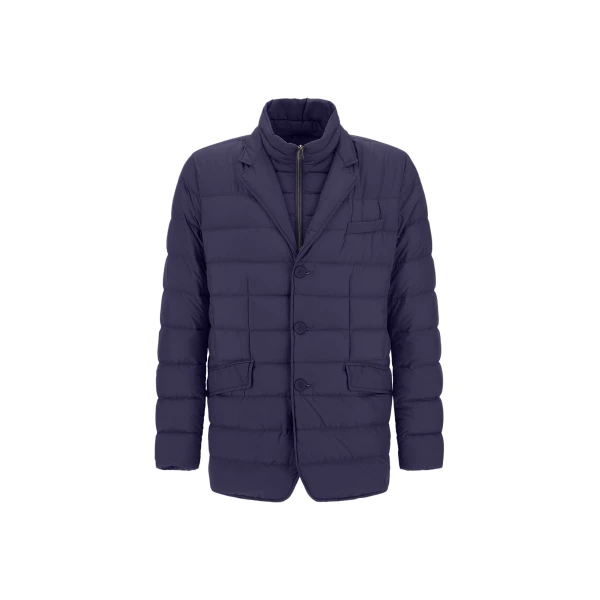 Herno La Giacca Padded Blazer in Blue | Men's Jackets | Coveti