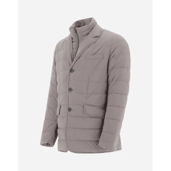 Herno La Giacca Padded Blazer in Light Grey | Men's Jackets | Coveti