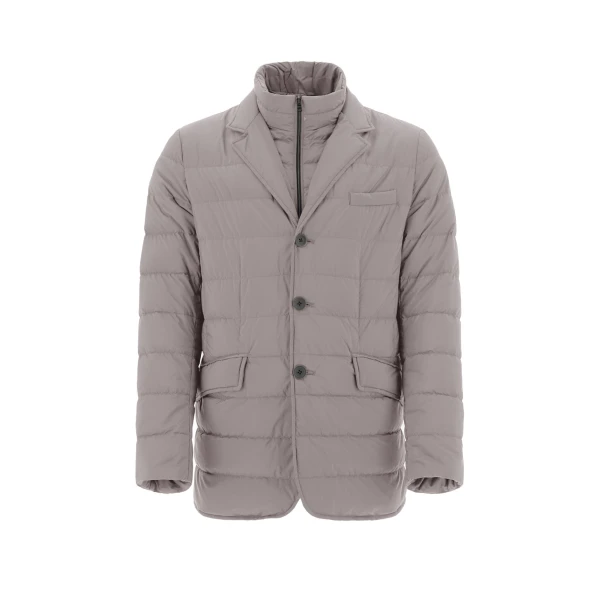 La Giacca Padded Blazer in Light Grey