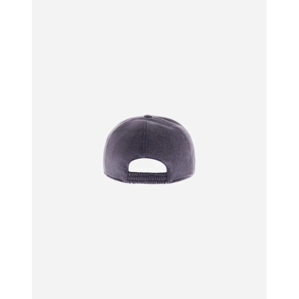 Herno Light Blue Resort Baseball Cap in Cashmere and Silk | Men's Hats | Coveti