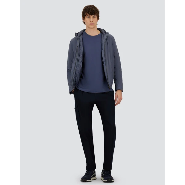 Herno Light Blue Resort Jacket in 4-Way Stretch Nylon | Men's Jackets | Coveti
