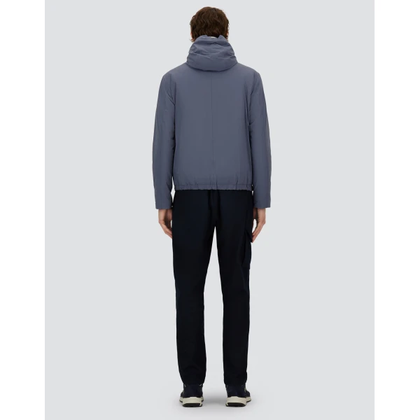 Herno Light Blue Resort Jacket in 4-Way Stretch Nylon | Men's Jackets | Coveti