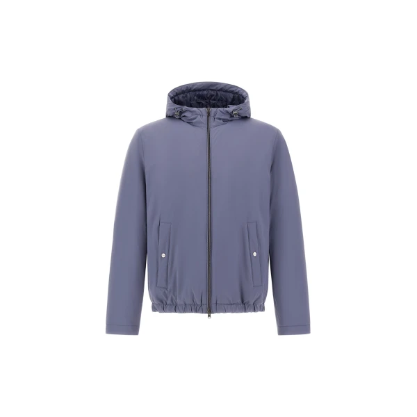 Light Blue Resort Jacket in 4-Way Stretch Nylon