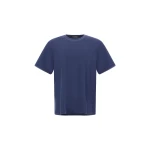 Herno Light Blue Resort T-Shirt in Lightweight Cotton Jersey and Stretch Nylon | Men's T-Shirts and Polos | Coveti