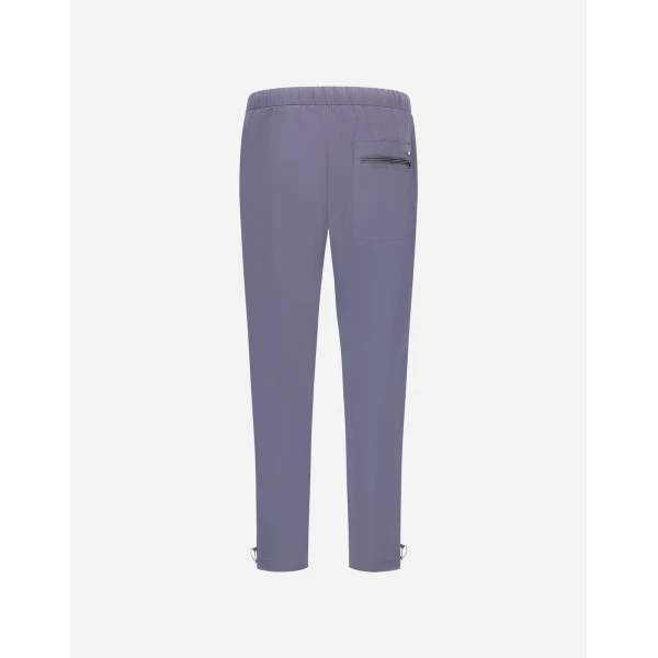 Herno Light Blue Resort Trousers in Lightweight Stretch Nylon | Men's Trousers | Coveti
