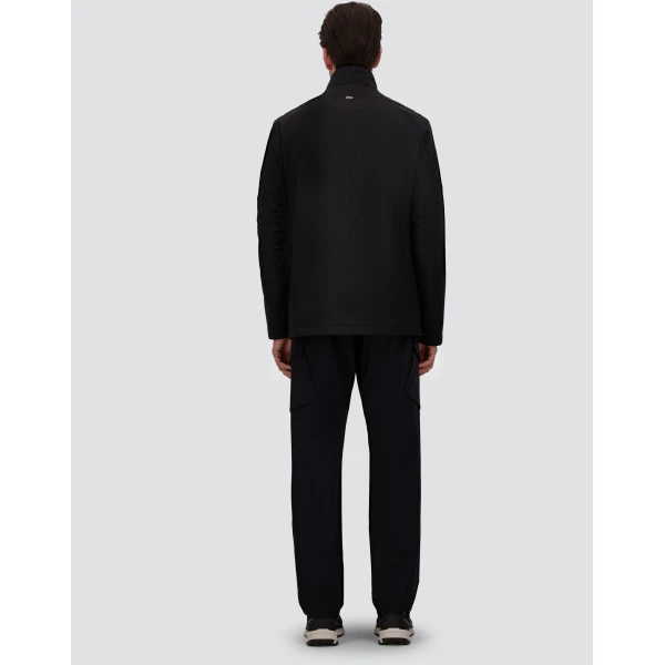 Herno Light Comfort Stretch Woven Cargo Trousers in Black | Men's Trousers | Coveti