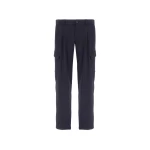 Herno Light Comfort Stretch Woven Cargo Trousers in Blue | Men's Trousers | Coveti