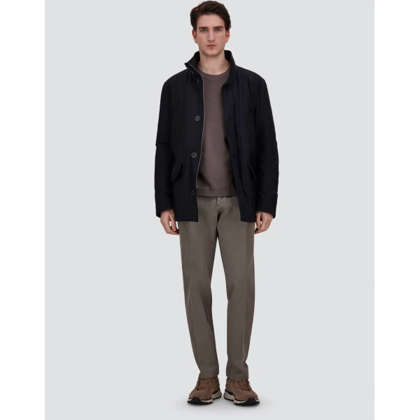 Herno Light Grey Trousers in Stretch Cotton | Men's Trousers | Coveti