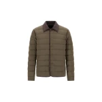 Herno Light Military Shacket in Iridescent Nylon and Suede Effect | Men's Jackets | Coveti