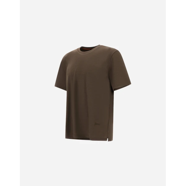 Herno Light Military T-Shirt in Wool Jersey | Men's T-Shirts and Polos | Coveti