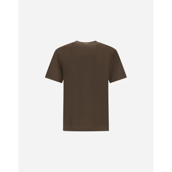 Herno Light Military T-Shirt in Wool Jersey | Men's T-Shirts and Polos | Coveti
