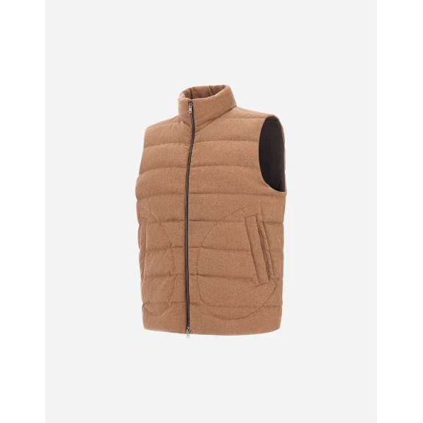 Herno Lo Smanicato in Camel | Men's Jackets | Coveti