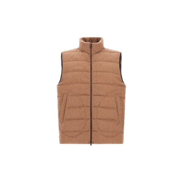 Herno Lo Smanicato in Camel | Men's Jackets | Coveti
