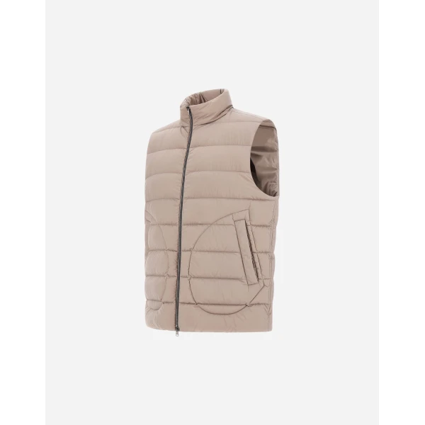Herno Lo Smanicato in Light Taupe | Men's Jackets | Coveti