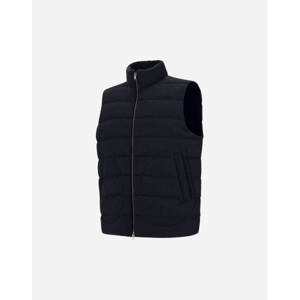 Herno Lo Smanicato in Navy Blue | Men's Jackets | Coveti