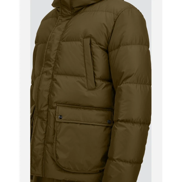 Herno Military Bomber Jacket in Nylon Chamonix | Men's Jackets | Coveti