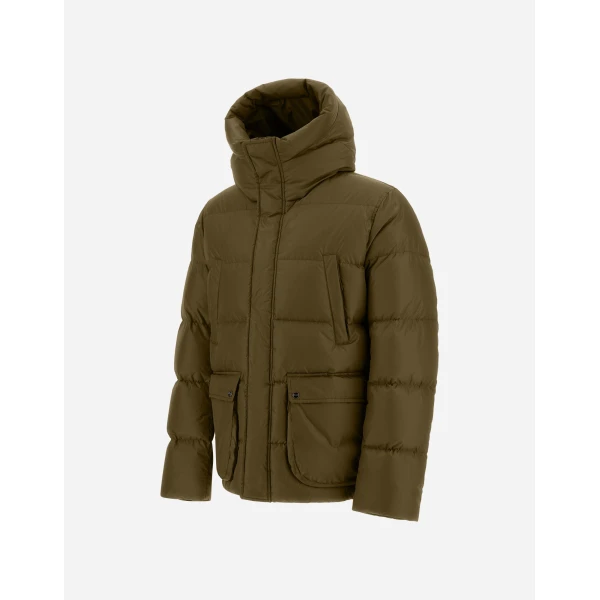 Herno Military Bomber Jacket in Nylon Chamonix | Men's Jackets | Coveti