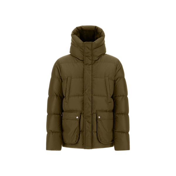 Herno Military Bomber Jacket in Nylon Chamonix | Men's Jackets | Coveti