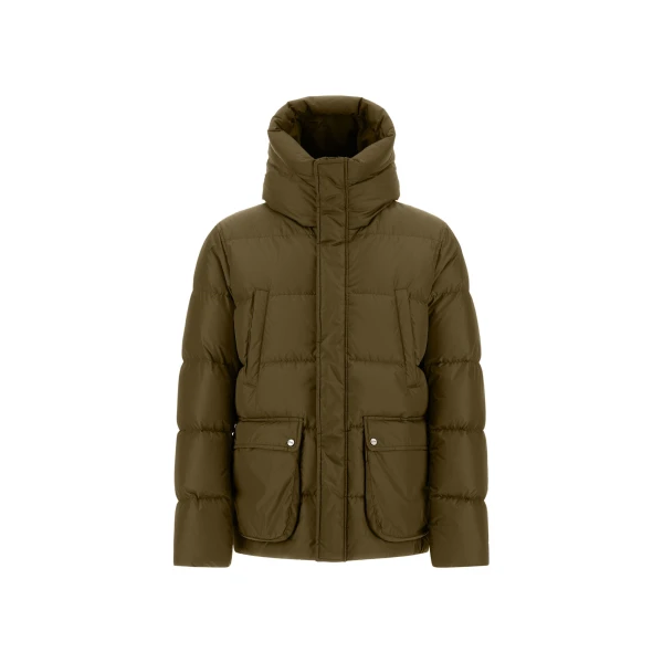 Herno Military Bomber Jacket in Nylon Chamonix | Men's Jackets | Coveti
