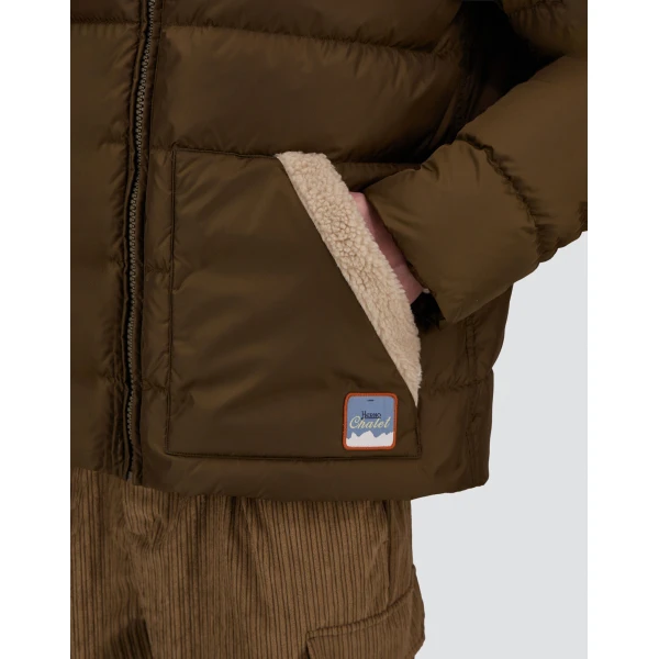 Herno Military Jacket in Nylon Chamonix and Sherpa | Men's Jackets | Coveti