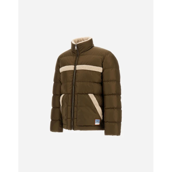 Herno Military Jacket in Nylon Chamonix and Sherpa | Men's Jackets | Coveti