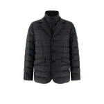 Herno Navy Blue Blazer in Arendelle and Monogram | Men's Jackets | Coveti