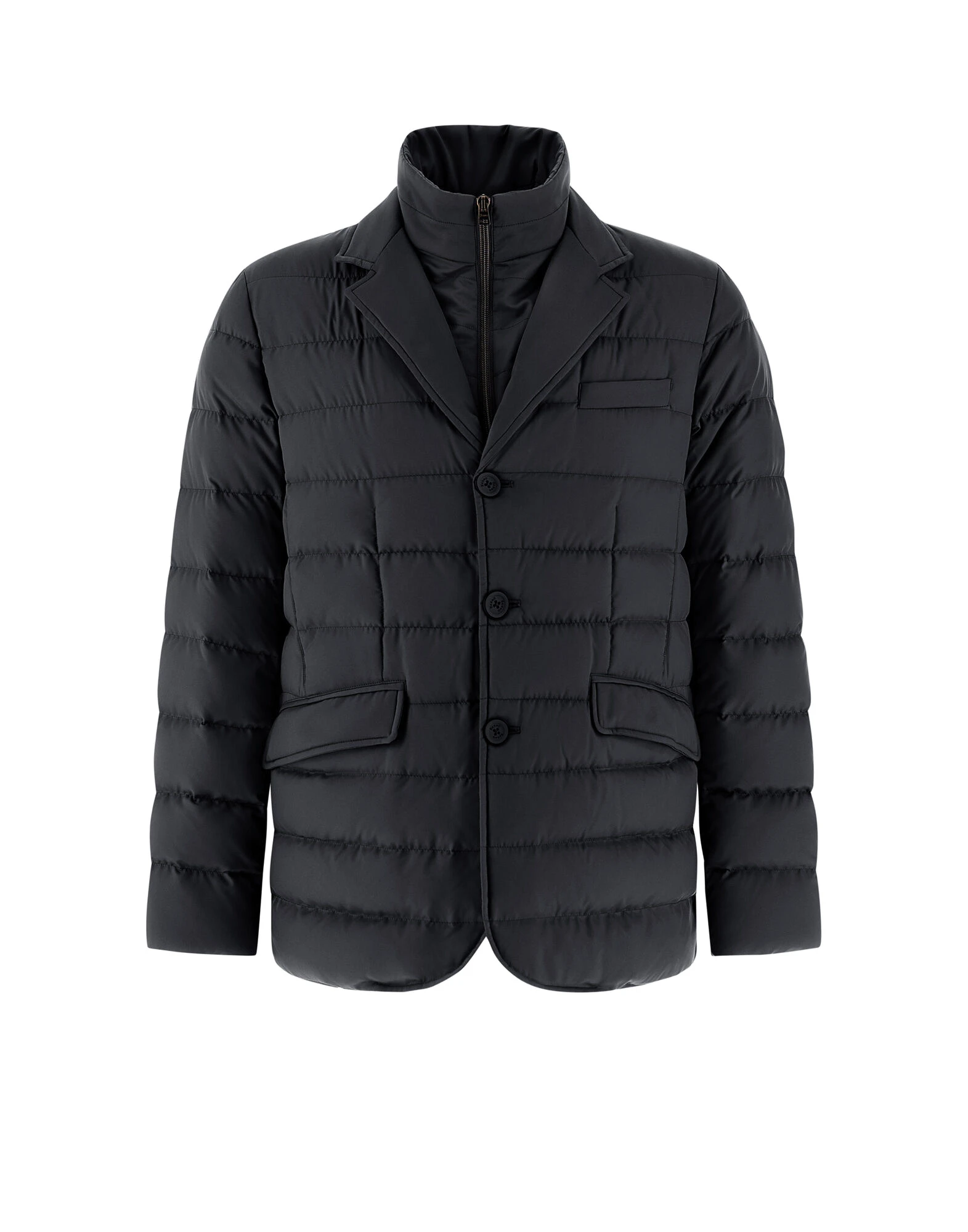 Herno Navy Blue Blazer in Arendelle and Monogram Herno Navy Blue Blazer in Arendelle and Monogram | Men's Jackets | Coveti