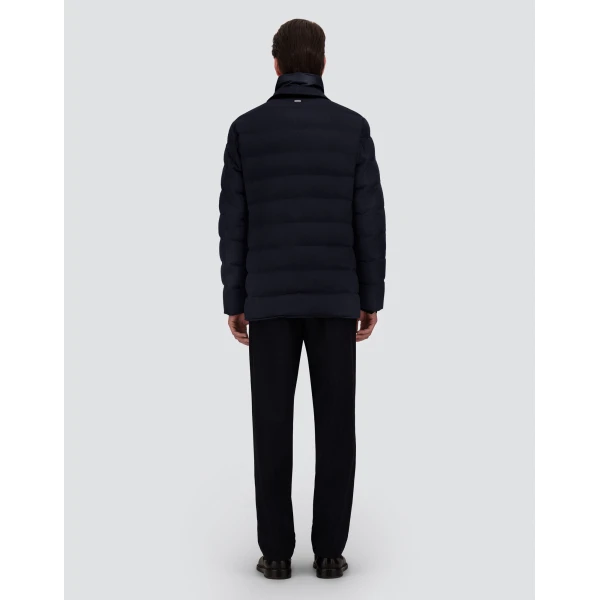 Herno Navy Blue Blazer in Cashmere, Silk and Nylon Ultralight | Men's Jackets | Coveti