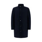 Herno Navy Blue Jacket in New Business Membranated | Men's Jackets | Coveti