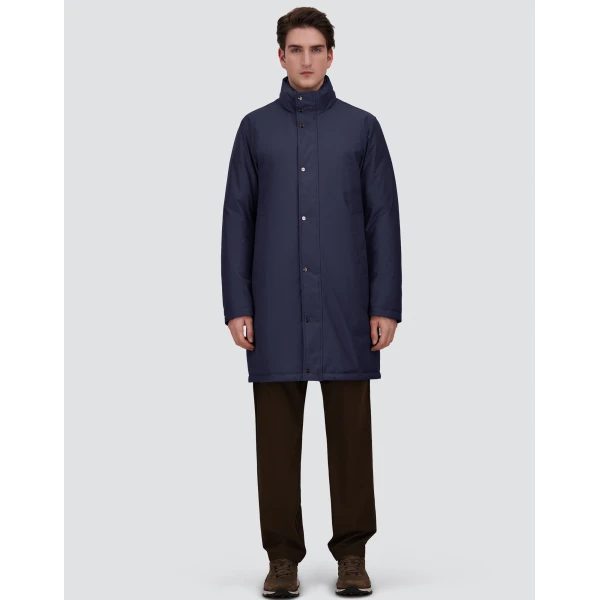 Herno Navy Blue Jacket in New Business Membranated | Men's Jackets | Coveti
