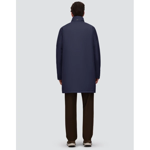 Herno Navy Blue Jacket in New Business Membranated | Men's Jackets | Coveti