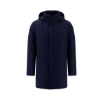 Herno Navy Blue Jacket in New Business and Nylon Ultralight | Men's Jackets | Coveti