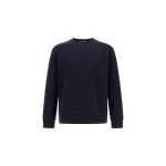 Herno Navy Blue Resort Sweatshirt in Cotton | Men's Sweatshirts | Coveti