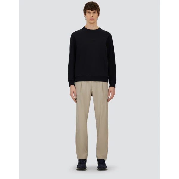 Herno Navy Blue Resort Sweatshirt in Cotton | Men's Sweatshirts | Coveti