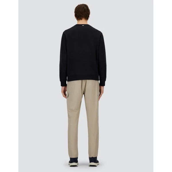 Herno Navy Blue Resort Sweatshirt in Cotton | Men's Sweatshirts | Coveti