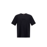 Herno Navy Blue Resort T-Shirt in Pure Cotton Jersey | Men's T-Shirts and Polos | Coveti