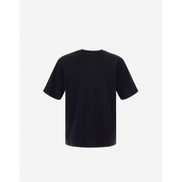 Herno Navy Blue Resort T-Shirt in Pure Cotton Jersey | Men's T-Shirts and Polos | Coveti