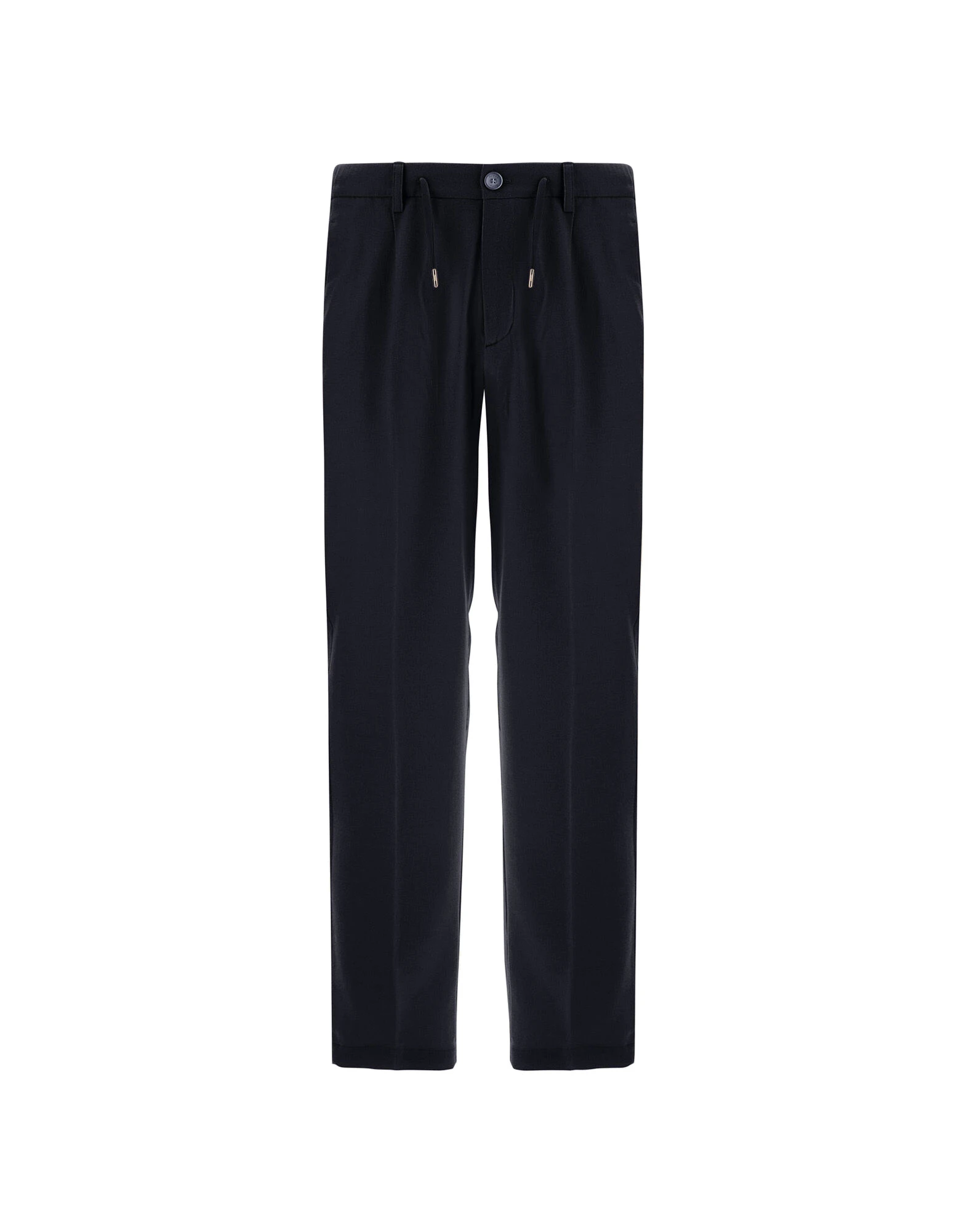 Herno Navy Blue Resort Trousers in Cashmere and Silk Herno Navy Blue Resort Trousers in Cashmere and Silk | Men's Trousers | Coveti