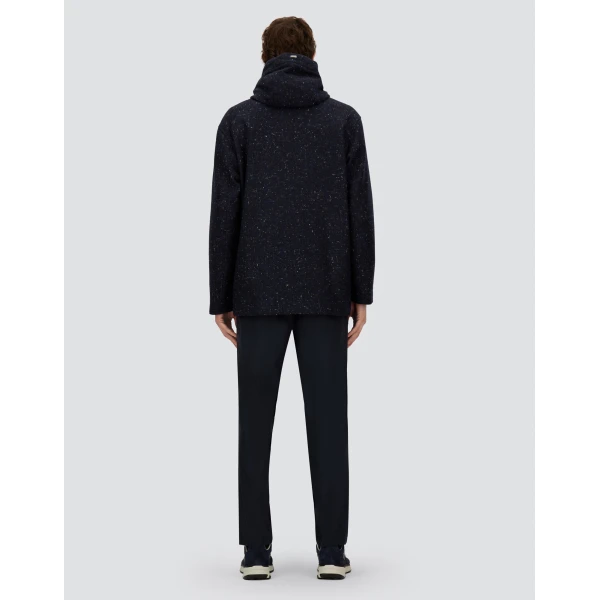 Herno Navy Blue Resort Trousers in Stretch Micromodal | Men's Trousers | Coveti