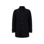 Herno Navy Blue Trench Coat in Washington | Men's Coats | Coveti