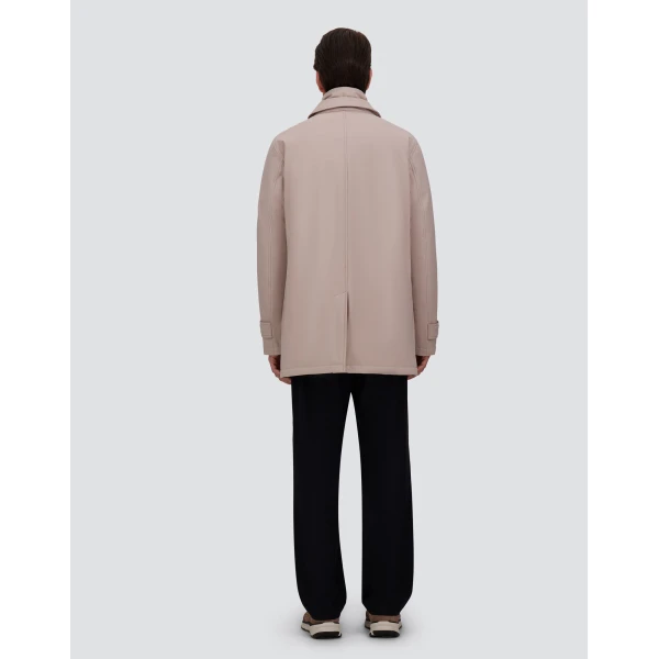 Herno Pearl Grey Trench Coat in Washington | Men's Coats | Coveti