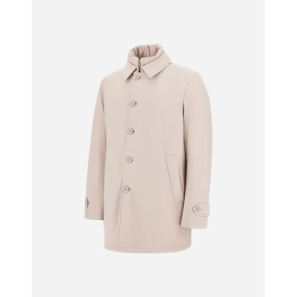 Herno Pearl Grey Trench Coat in Washington | Men's Coats | Coveti